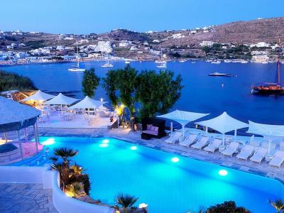 outdoor pool 1 - hotel kivotos mykonos - mykonos, greece