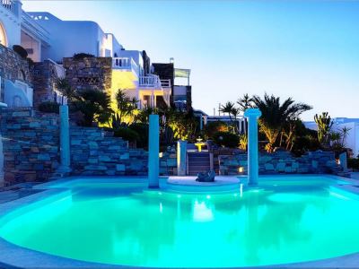 outdoor pool 2 - hotel kivotos mykonos - mykonos, greece