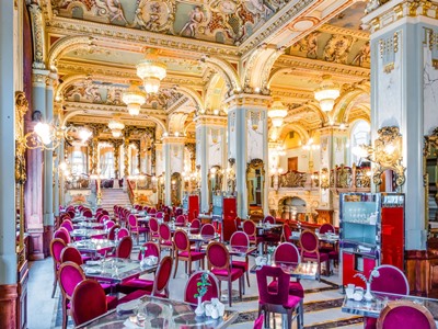 restaurant - hotel anantara new york palace - budapest, hungary