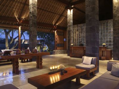 lobby - hotel alila ubud - bali island, indonesia