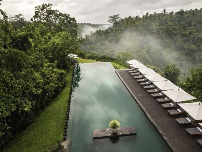 outdoor pool 1 - hotel alila ubud - bali island, indonesia