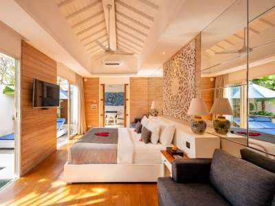 bedroom 1 - hotel aleva villa by ini vie hospitality - bali island, indonesia