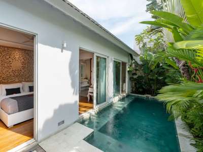 outdoor pool - hotel aleva villa by ini vie hospitality - bali island, indonesia