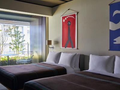 bedroom 2 - hotel ace hotel kyoto - kyoto, japan