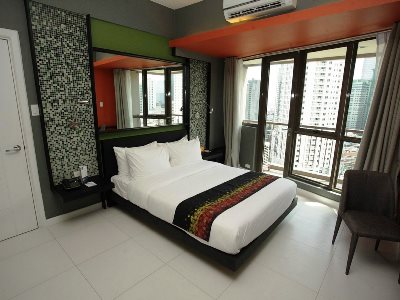 bedroom 2 - hotel kl serviced residences - manila, philippines