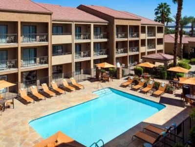 outdoor pool - hotel courtyard las vegas convention center - las vegas, nevada, united states of america